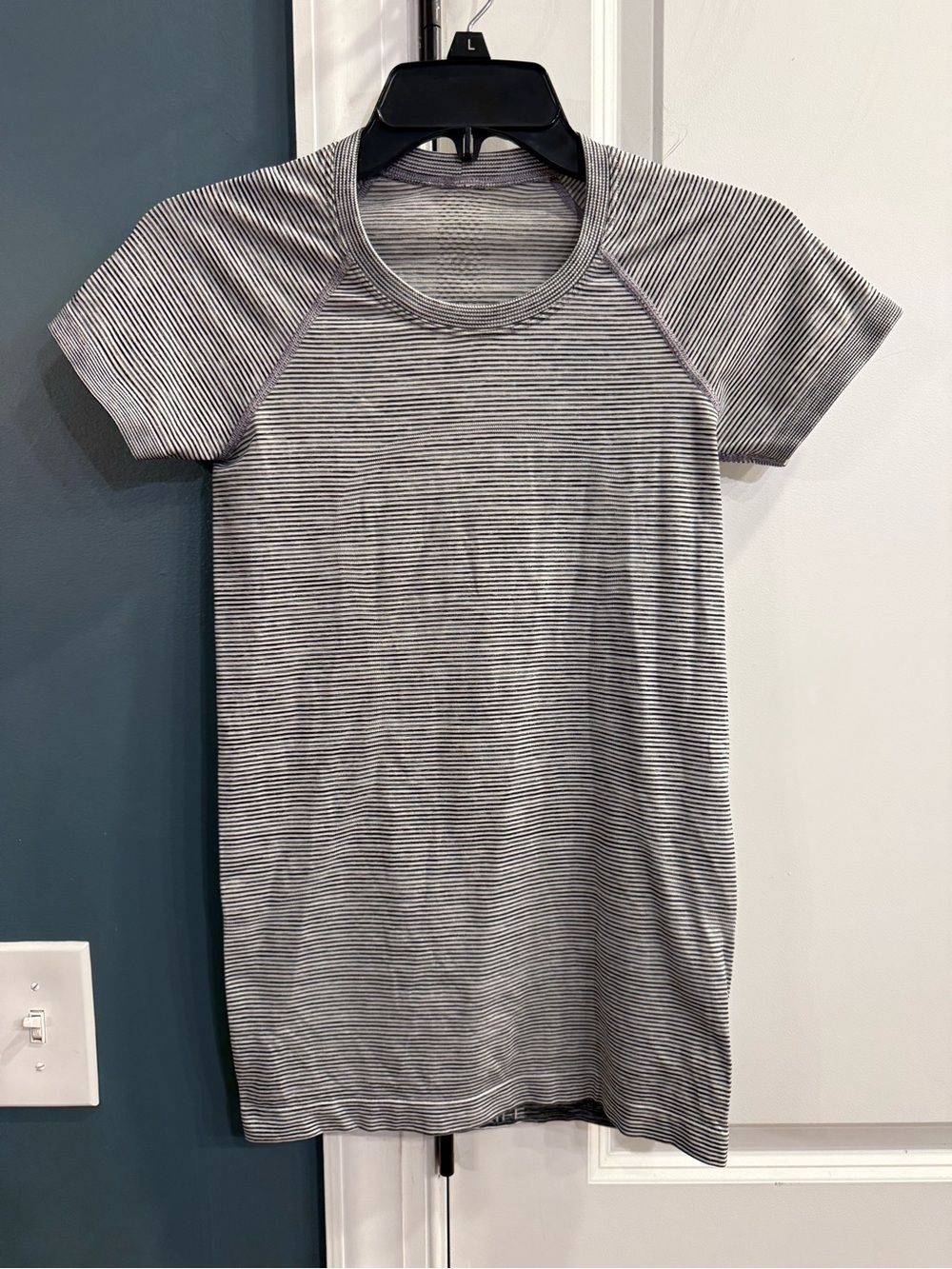Lululemon Striped Short Sleeve Tshirt